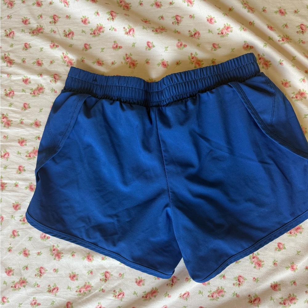 DSG Royal Blue Girls' Elastic Waist Athletic Shorts